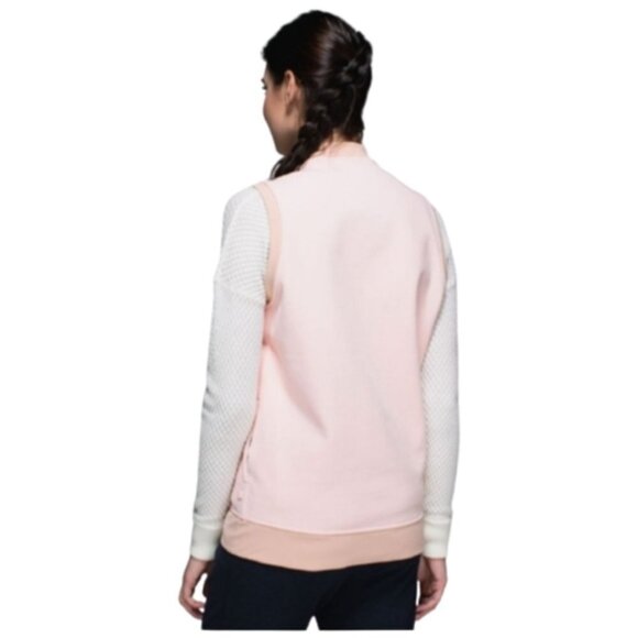 Lululemon Departure Vest in  Parfait Pink / Naked / Naked Women's Size 6 - Picture 3 of 16